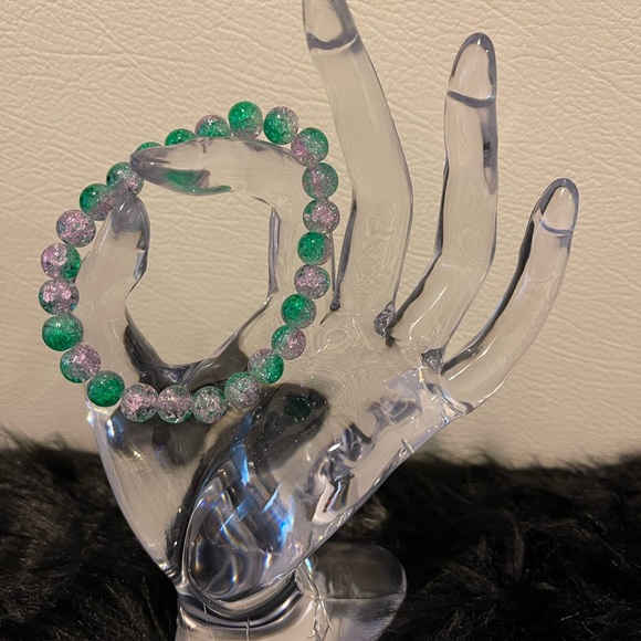 Shiny Beaded Bracelet - Picture 2 of 2